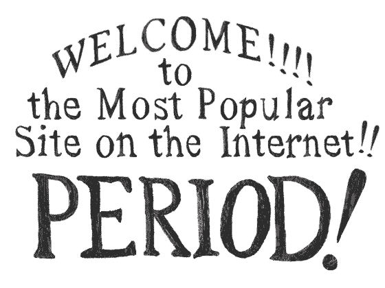 PERIOD Exclaimation point.